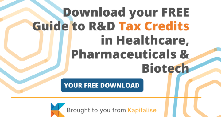 KAPITALISE - Guide to Healthcare Tax Credits web banner